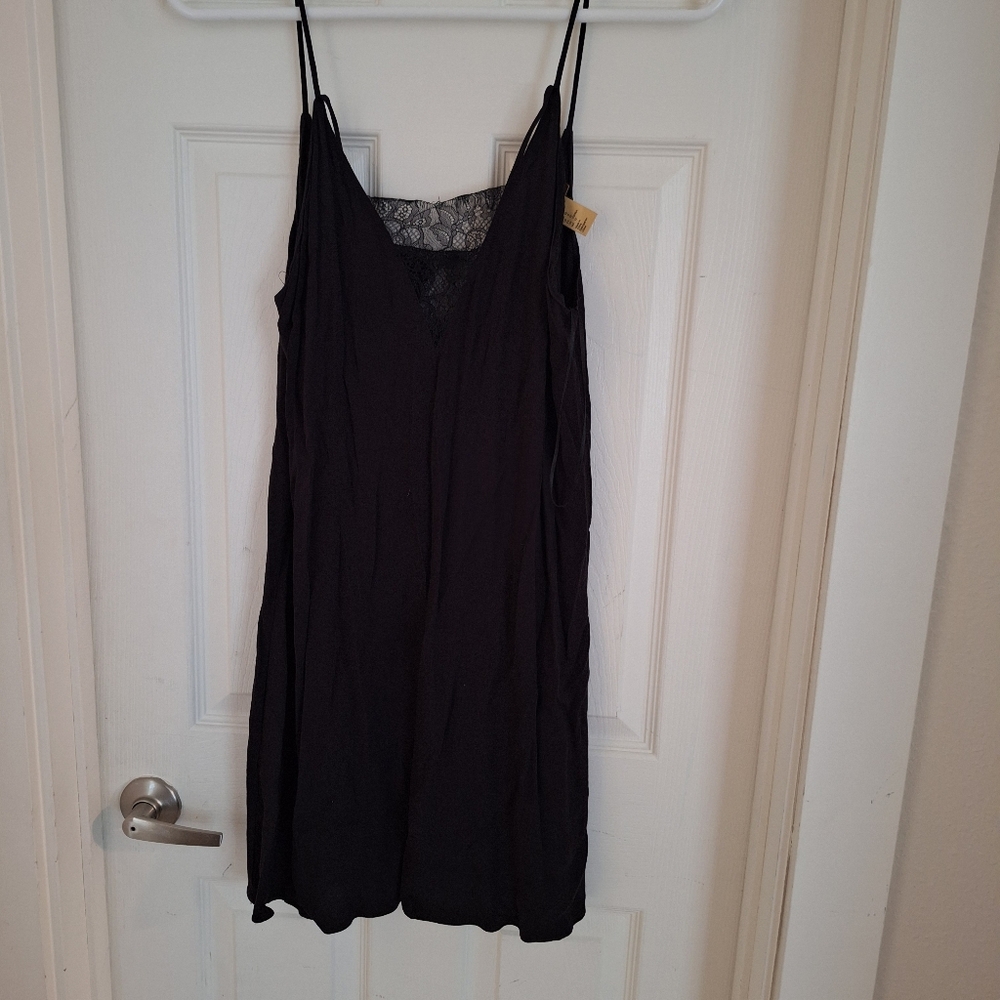 H&M Black Slip Dress